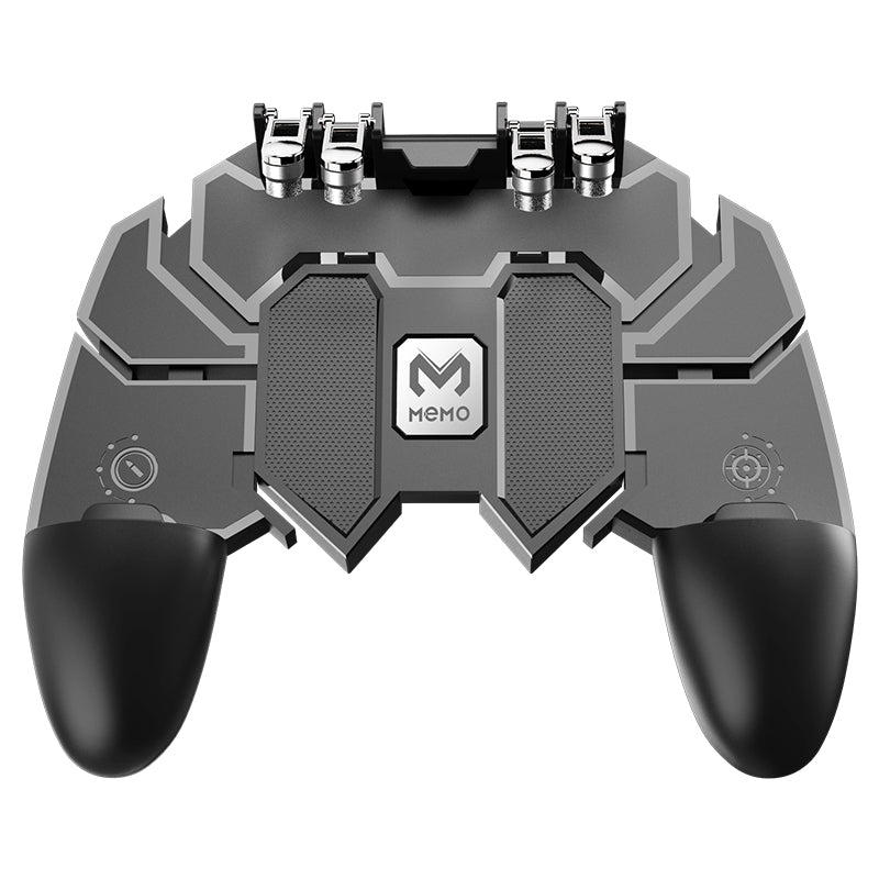 AK66 MEMO Mobile Phone Game Handle for PUBG Four-finger Artifact Mobile Controller Game Gamepad L1 R1 Trigger AK66 MEMO Mobile Phone Game Handle for PUBG Four-finger Artifact Mobile Controller Game Gamepad L1 R1 Trigger